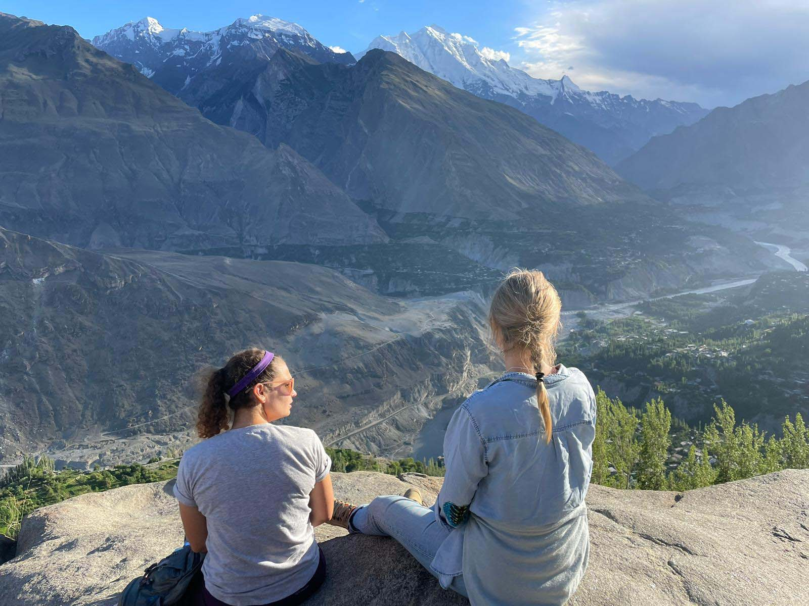 Hunza Valley Dukir Sunset Viewpoint Northern Pakistan